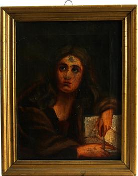 OKÄND KONSTNÄR, olja på duk, 1800-tal.