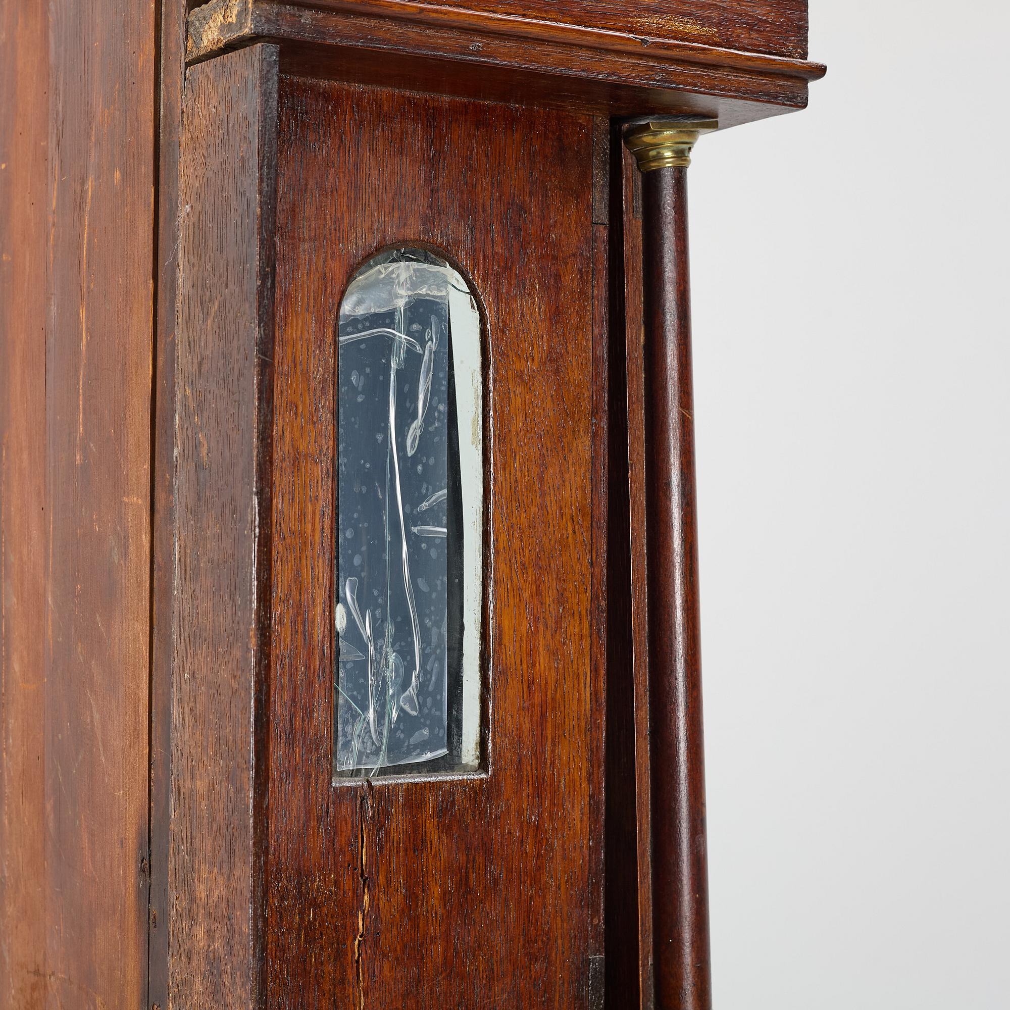 Longcase clock, circa 1800, signed Coleman & Co, Falkirk.