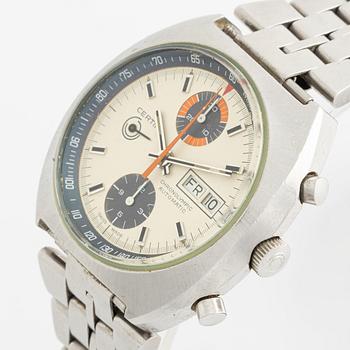 Certina, Chronolympic, wristwatch, chronograph, 43 x 43 x 14 mm.