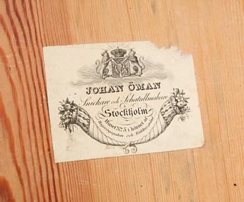 SPELBORD, empire, av Johan Öman (mästare i Stockholm 1815-1833), 1800-talets första hälft.