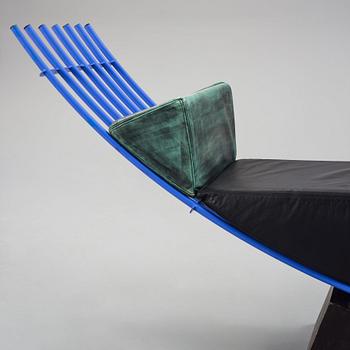 Jonas Bohlin, a 'Concav' chaise longue, Källemo, Sweden ca 1985.