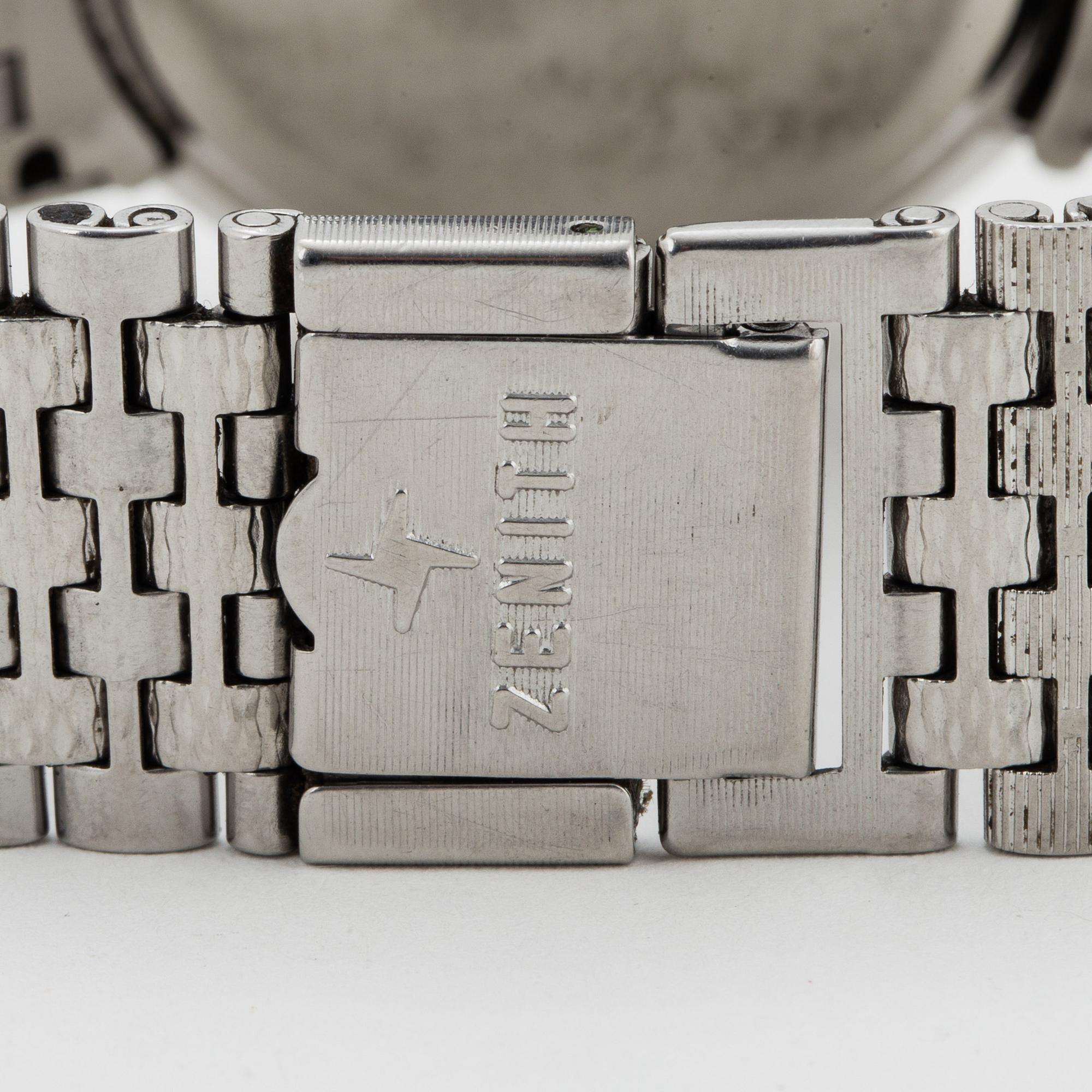 ZENITH, 'Keyhole', wristwatch, 35.5 mm.