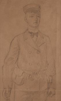 Carl Larsson, "Skolgosse"  (study for "Skolungdomens korum" at Ladugårdsgärde).