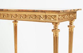 A pair of late Gustavian console table by P Ljung.