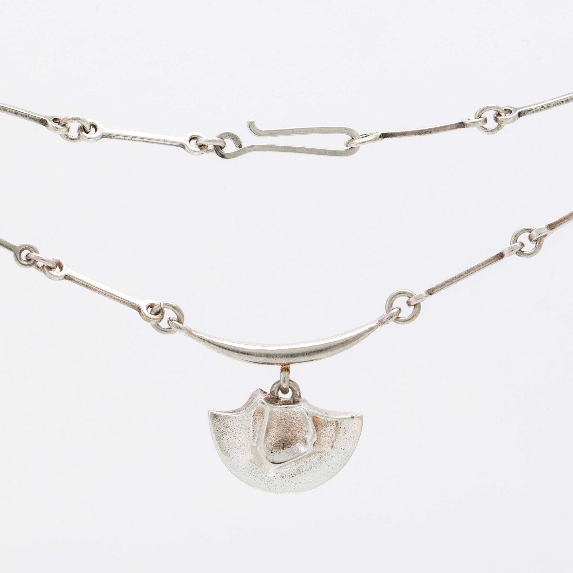 Lapponia collier och ring sterling silver, Finland.