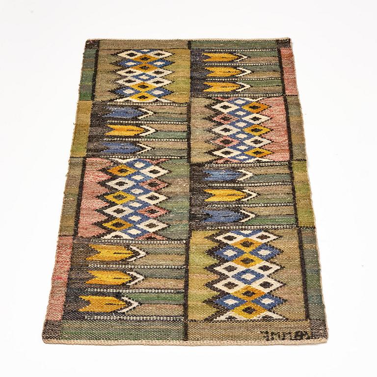 Märta Måås-Fjetterström, a "Crocus" textile, ca. 41 x 80 cm, signed AB MMF.