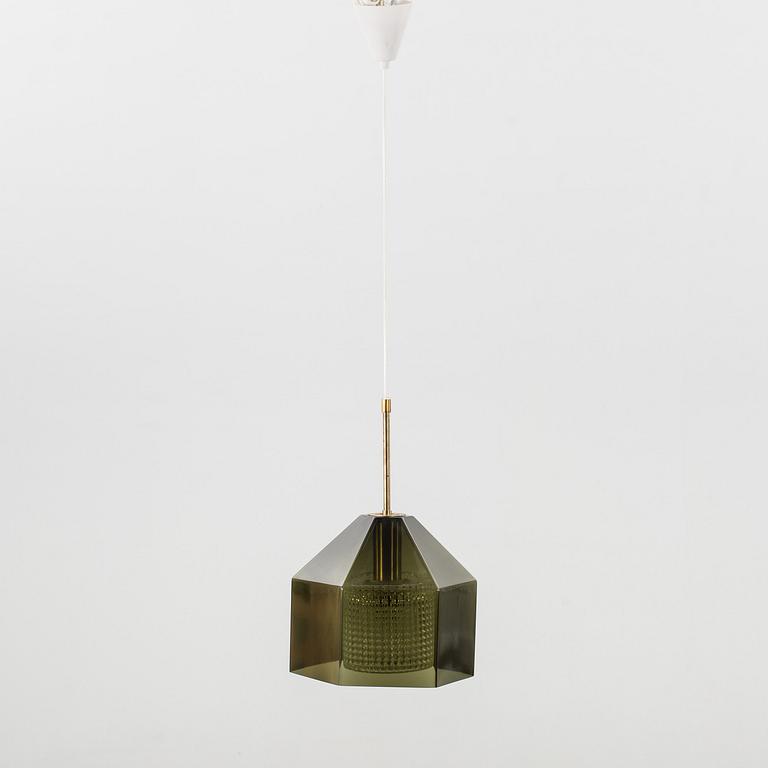 A CARL FAGERLUND PENDANT LIGHT, ORREFORS. SWEDEN. SECOND HALF OF 20TH CENTURY.