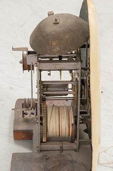 A late Gustavian long case clock, probably Bornholm, circa 1800.