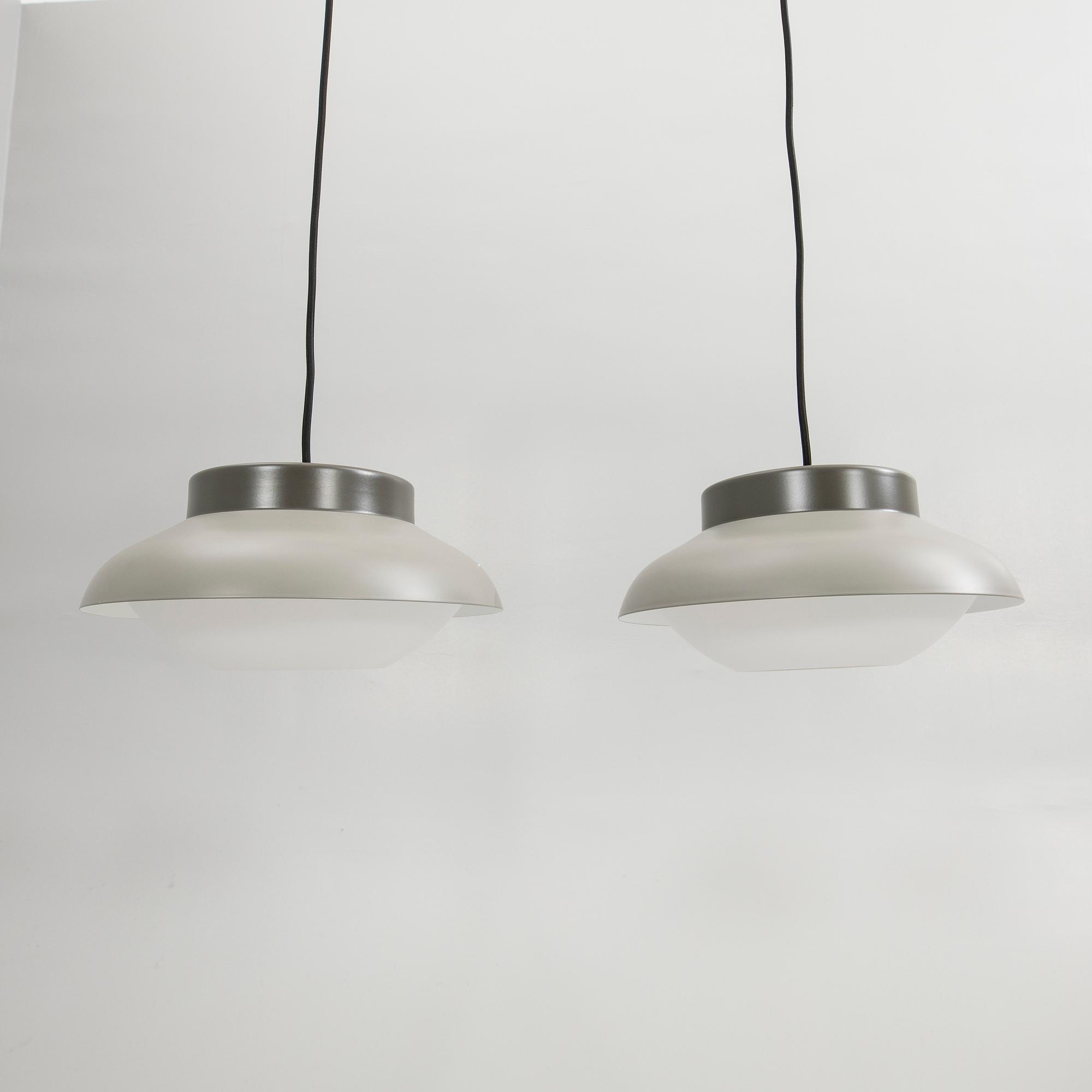 Sebastian Herkner, ceiling lamps, a pair, "Collar Pendant", for Gubi, Denmark, 21st century.