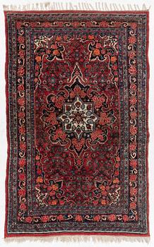 A semi-antique Bidjar carpet, West Persia, c. 204 x 130 cm.