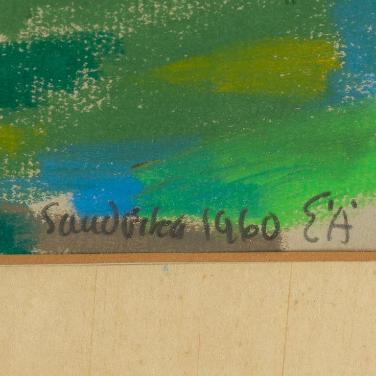 ERLING ÄRLINGSSON, pastell, signerad och daterad Sandvika 1960.