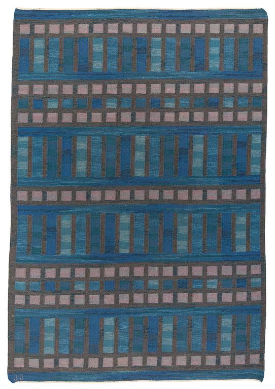 CARPET. "Arild". Flat weave. 248 x 169,5 cm. Signed JJ.