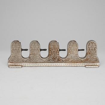 PARAPLYSTÄLL, metall, jugend, omkring 1900.