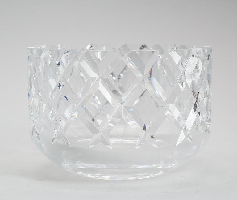 SKÅL, glas, "Sofiero", Gunnar Cyrén, Orrefors, 1900-talets andra hälft.