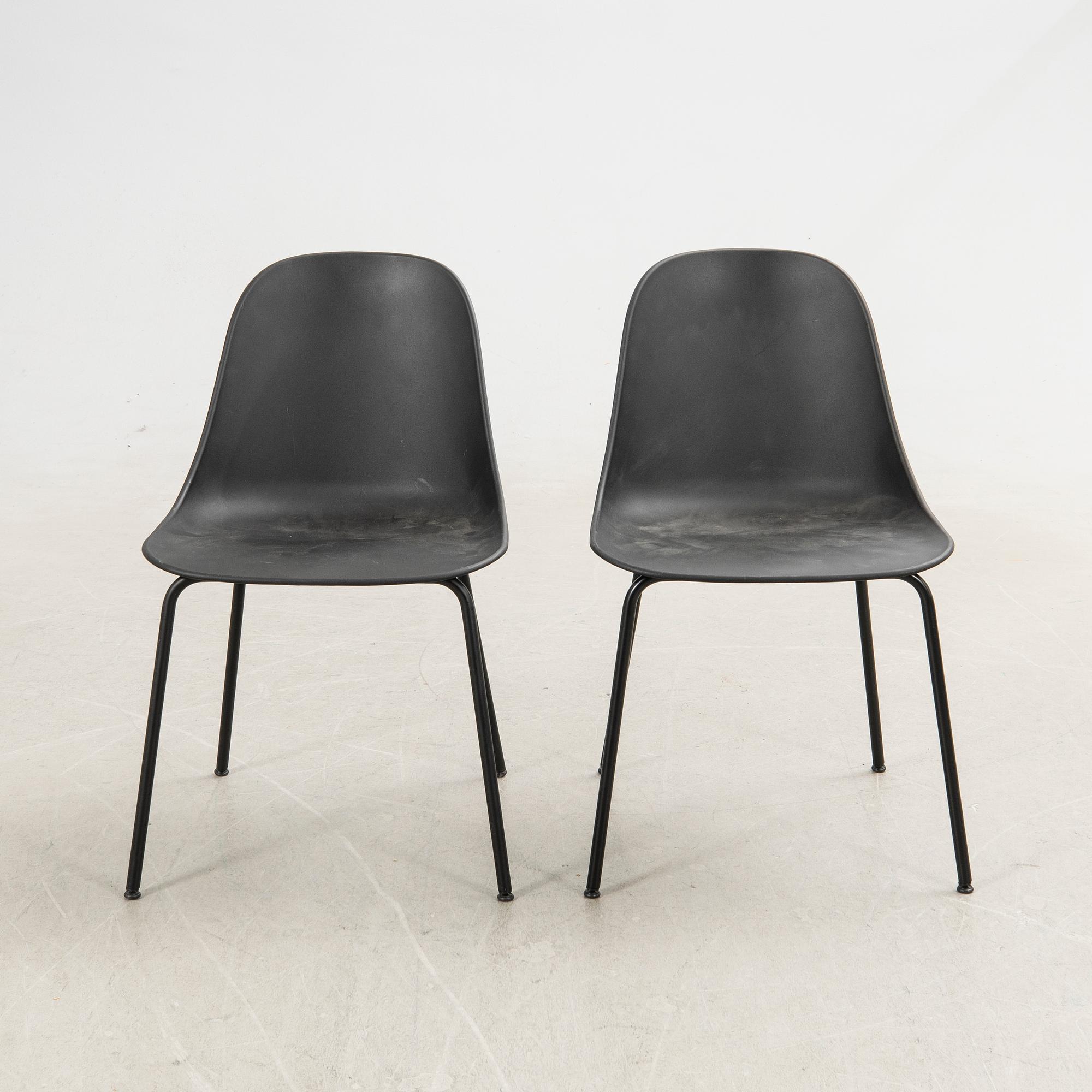 Norm Architects, armchairs, 4 pcs + 2, "Harbour dining chair", for Audo Copenhagen, 2020s.