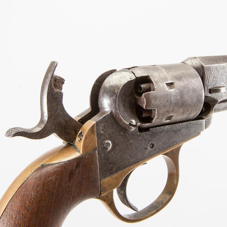 A Cooper Percussion revolver in cal 36, 19th century mid / latter half.