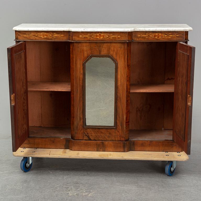 A Walnut 1800's sideboard, England.