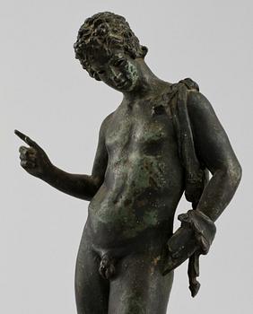 SKULPTUR, patinerad metall, 1800-talets andra hälft.