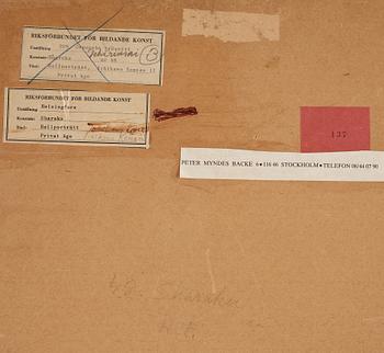 TOSHUSAI SHARAKU (act.c.1794), efter, färgträsnitt. Japan, 1900-tal.