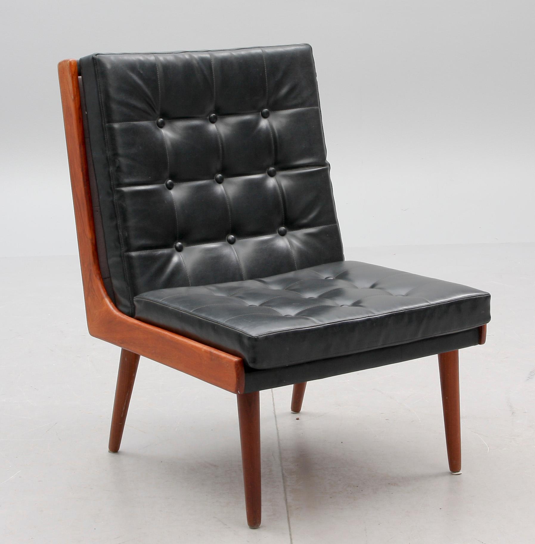 FÅTÖLJ, Danmark, 1960-tal.