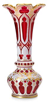 1215. VAS, glas. Ryssland, Troligen kejserliga glasmanufakturen, St Petersburg, 1800-tal.