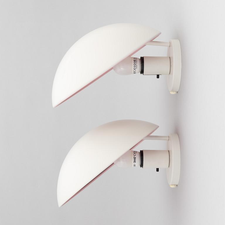 Poul Henningsen, a pair of 'PH Hat' wall lights, Louis Poulsen, Denmark.