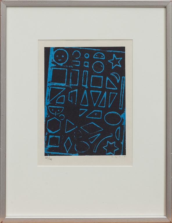 MAX ERNST, färglitografi, signerad och numrerad 26/101.