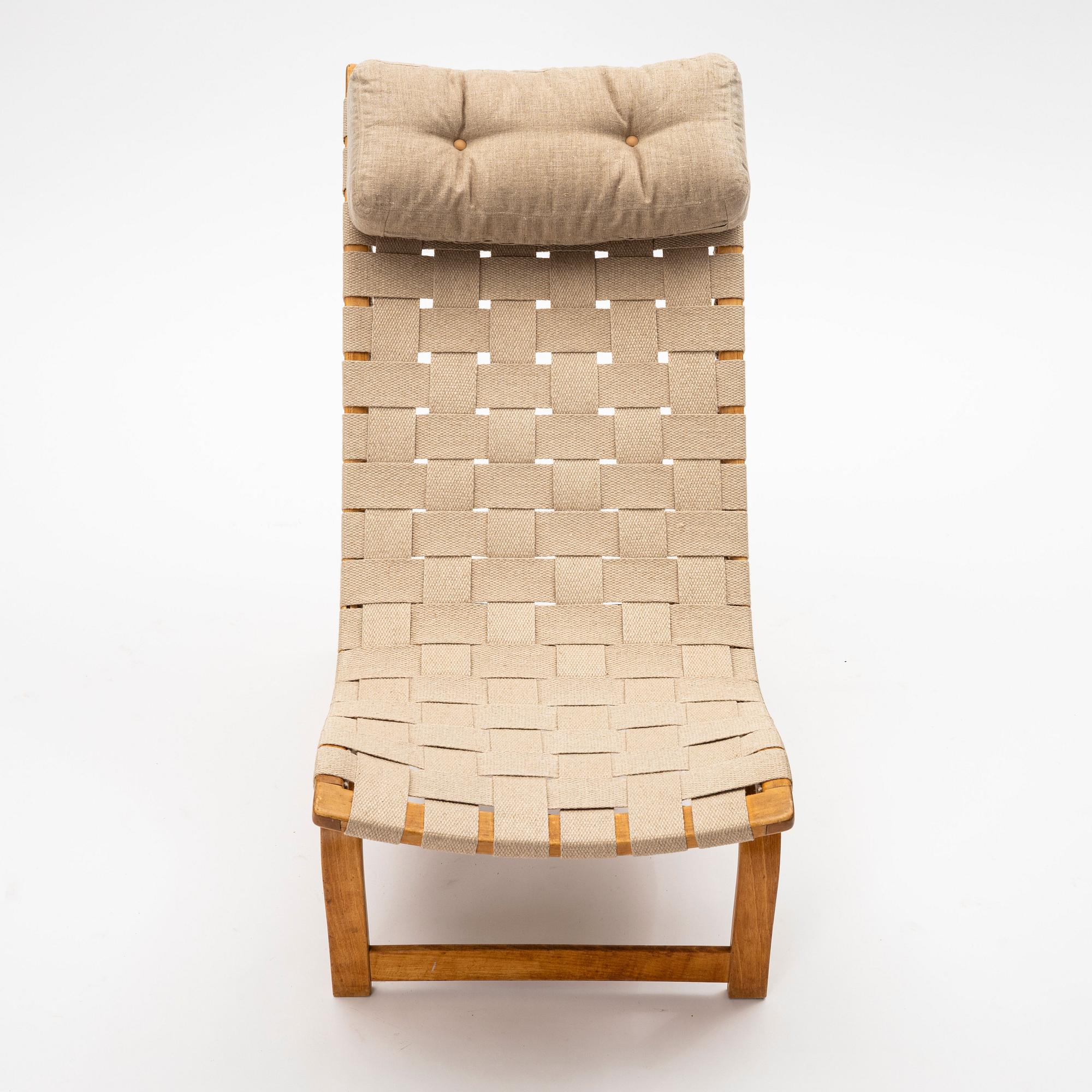 Bruno Mathsson, a 'model 36' chair, Firma Karl Mathsson, Sweden 1938.