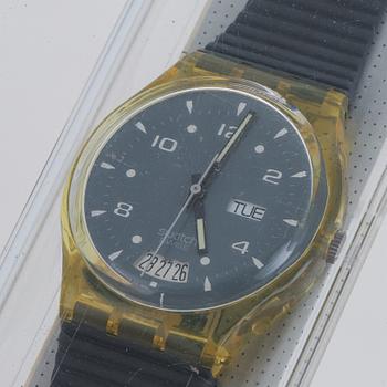 Swatch, Open Windows, wristwatch, 34 mm.