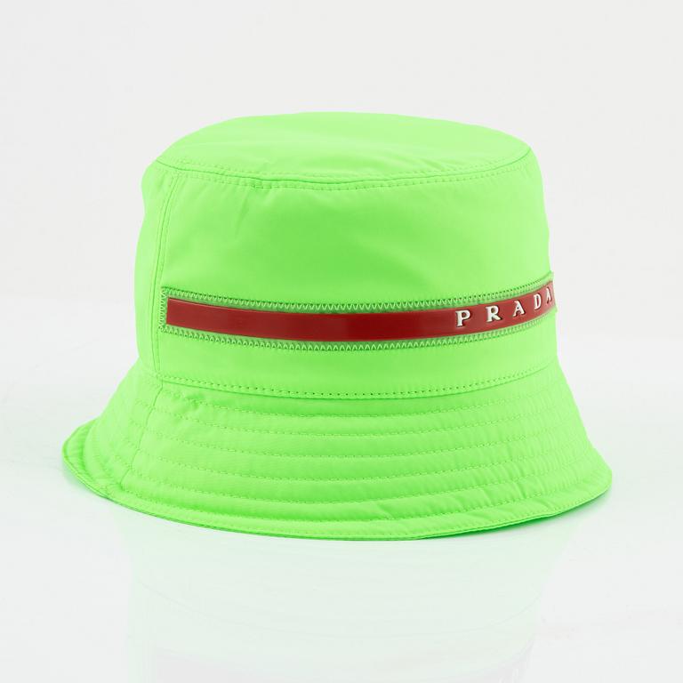 Prada, hatt "bucket hat", storlek S.