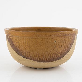 Karin Björquist, a unique stoneware bowl, Gustavsberg, Sweden.