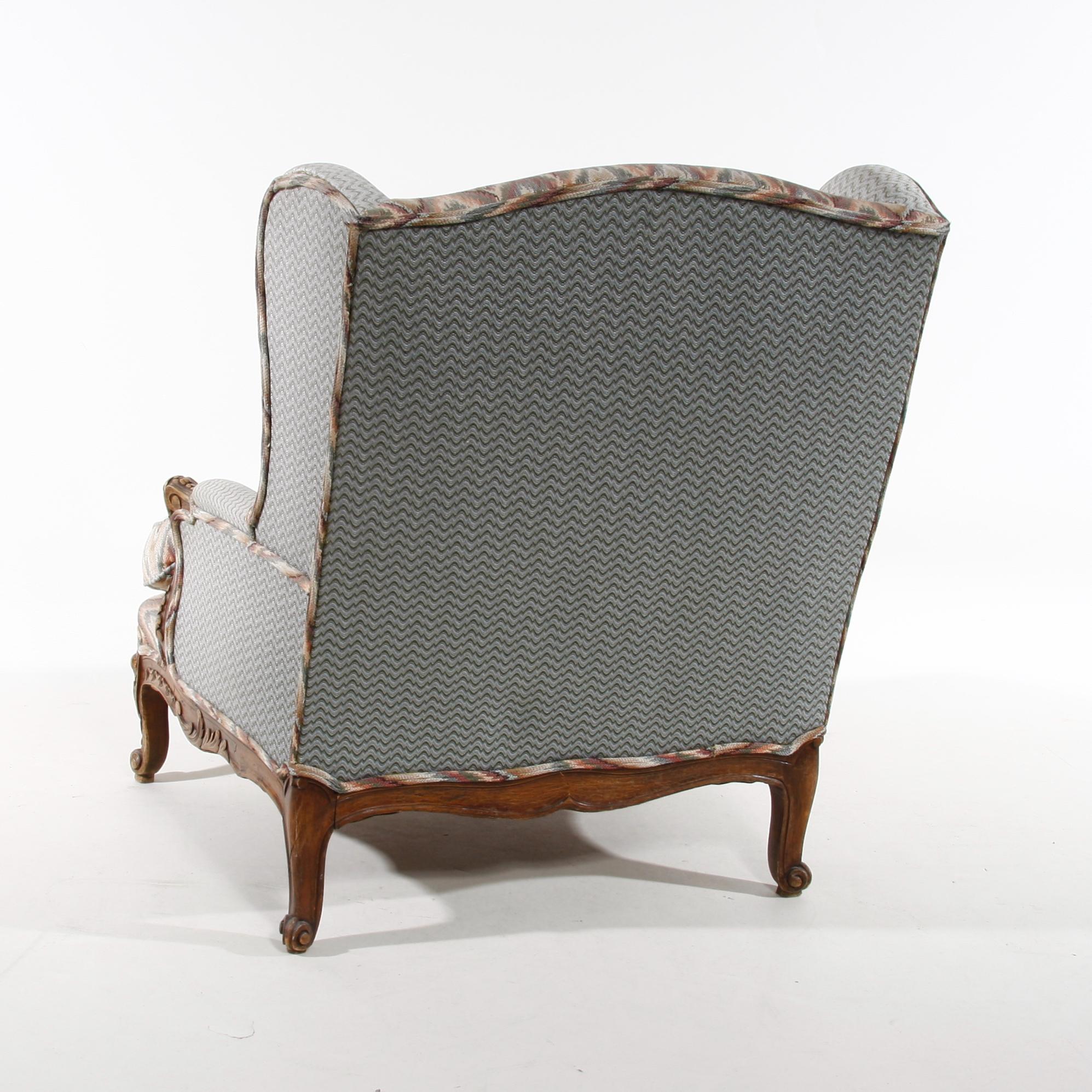 ÖRONLAPPSFÅTÖLJ, rokokostil, 1900-tal.