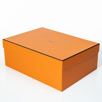 Hermès, cups with saucers, a pair, "Mosaique au 24".