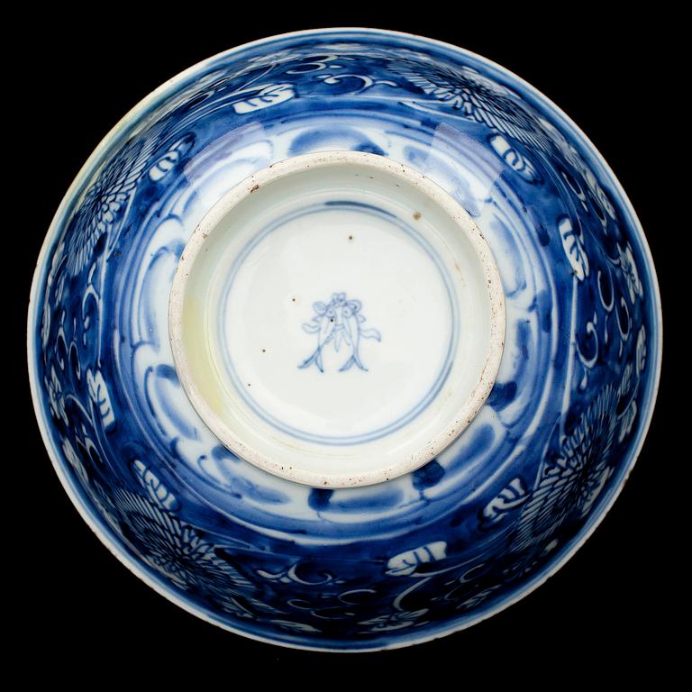 SKÅL, porslin, Kangxi (1662-1722), Kina.