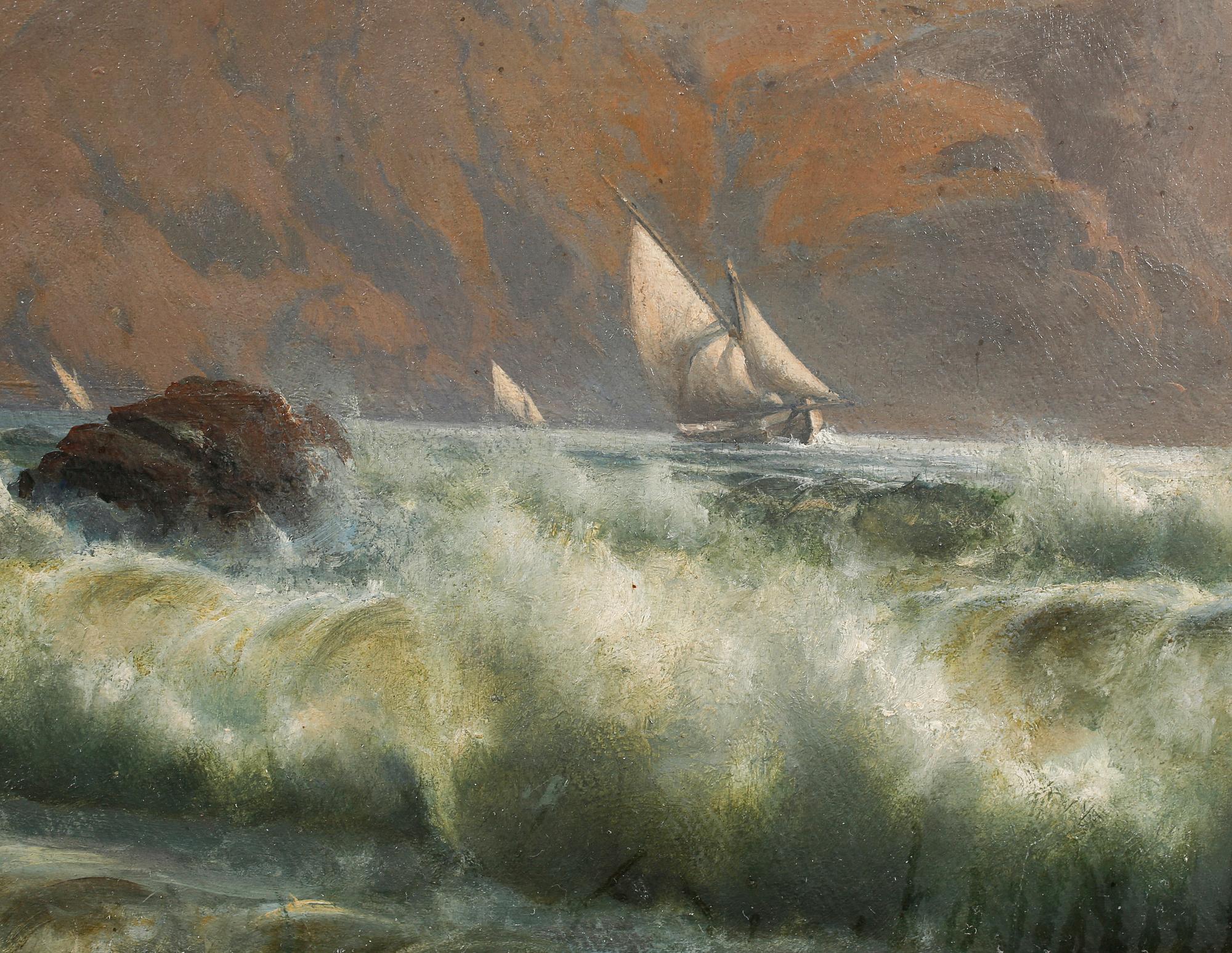 LAURITZ HOLST, oil on canvas, signed.