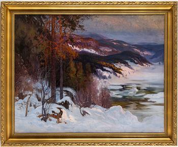 CARL BRANDT, oil on canvas, signed.