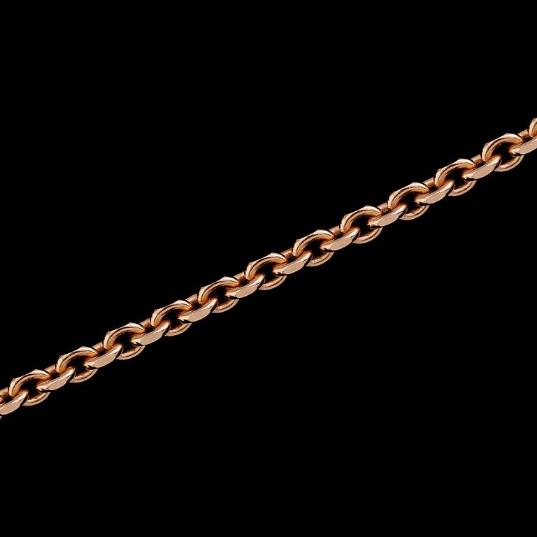 COLLIER, 18K guld, Balestra. Vikt ca 15 g.