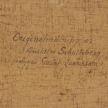 Anshelm Schultzberg, Winter landscape.