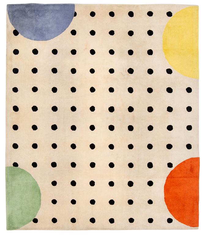 Pia Wallén, a carpet, tufted, Nordiska Galleriet 1986, ca 299 x 255 cm.