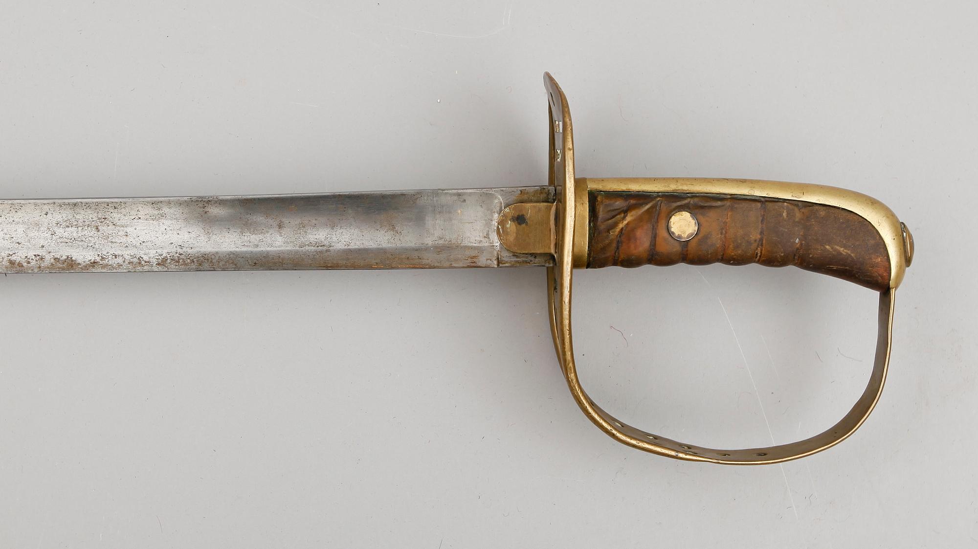 SABEL, m/1867, för kavalleriet.