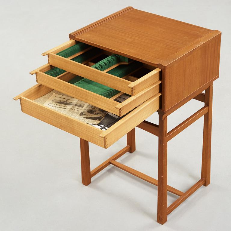 JAMES KRENOV, cutlery cabinet, 1960s.