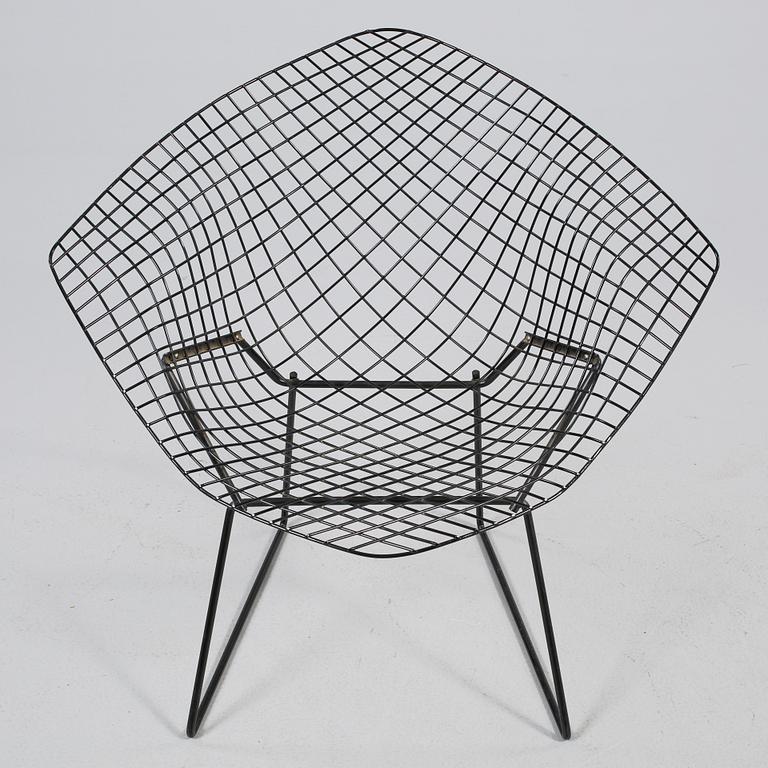 FÅTÖLJ, "Diamond Chair", Harry Bertoia, 1900-talets andra hälft.