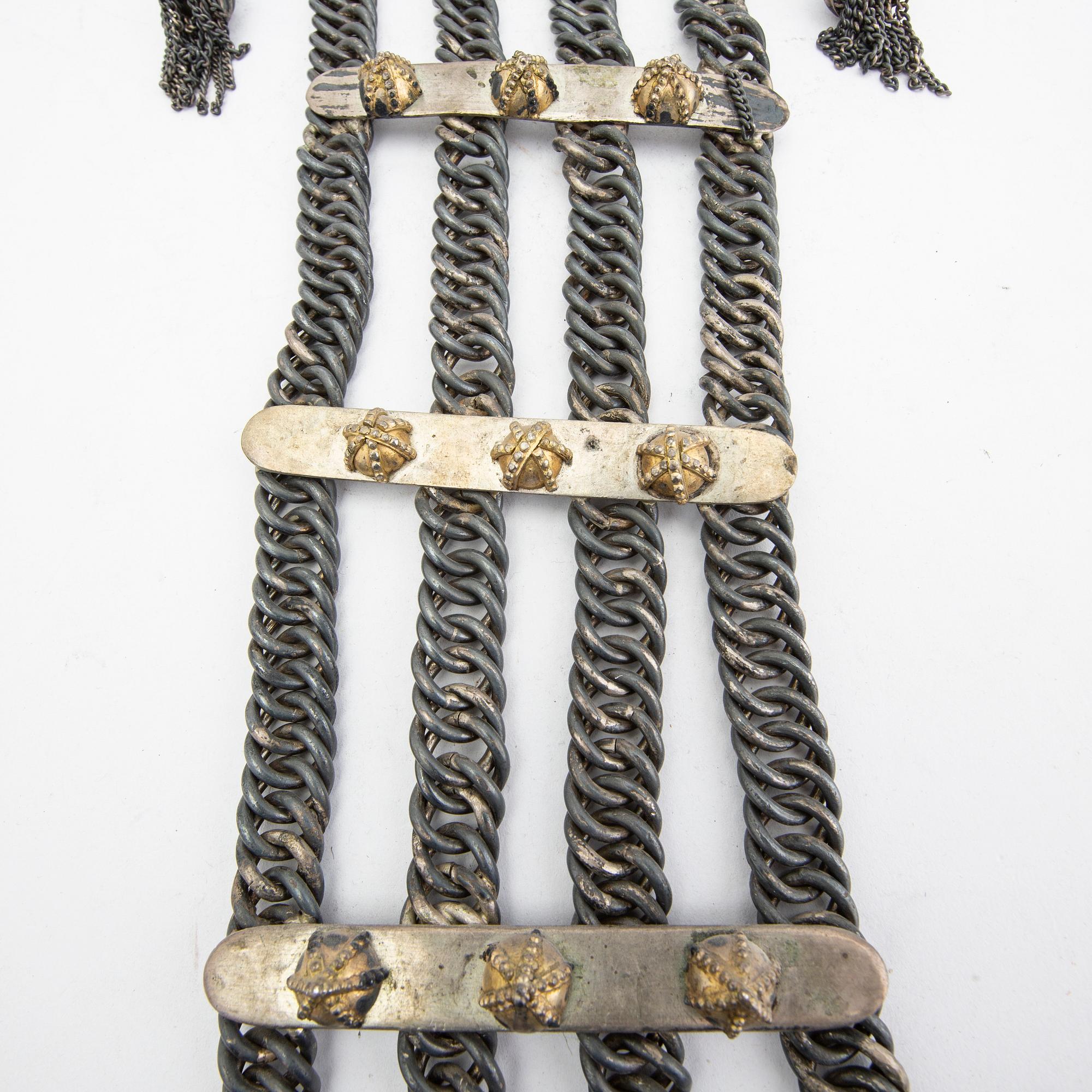 Decoration, Russia, silver/brass.