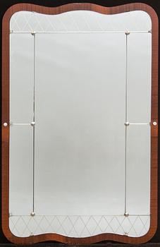 Mirror, Glass & Wood (G&T), 1950s.