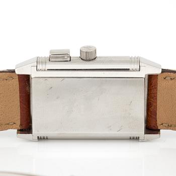 ARMBANDSUR, herr, "Reverso", Jaeger Le Coultre, Schweiz, ca 2000.