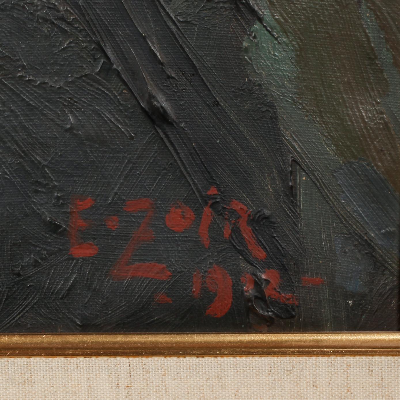 EMIL ZOIR, olja på duk, signerad och daterad 1912 ?.