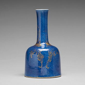 777. A powder blue vase, Qing dynasty, 18th Century.