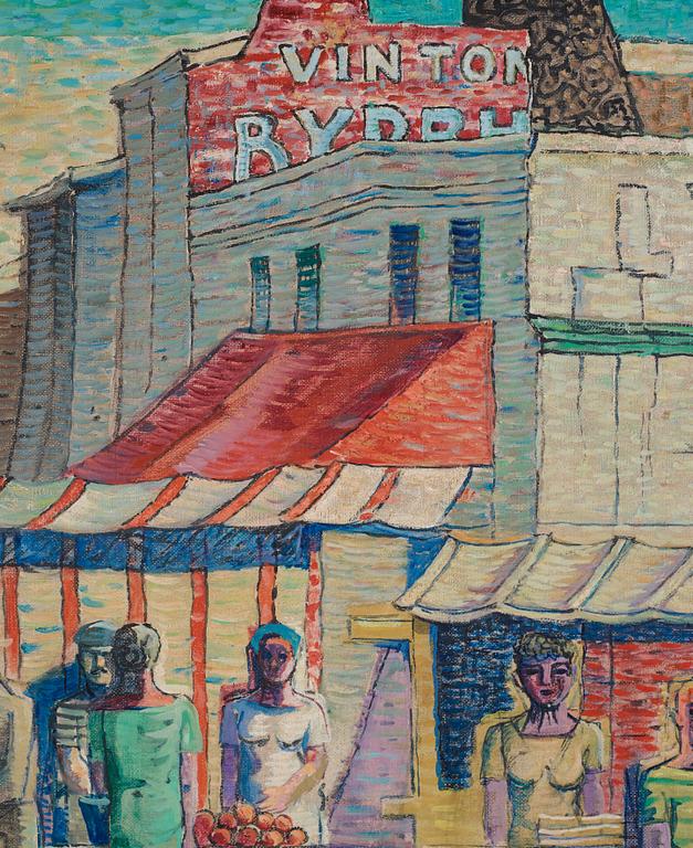 Axel Olson, The square, St Denis.