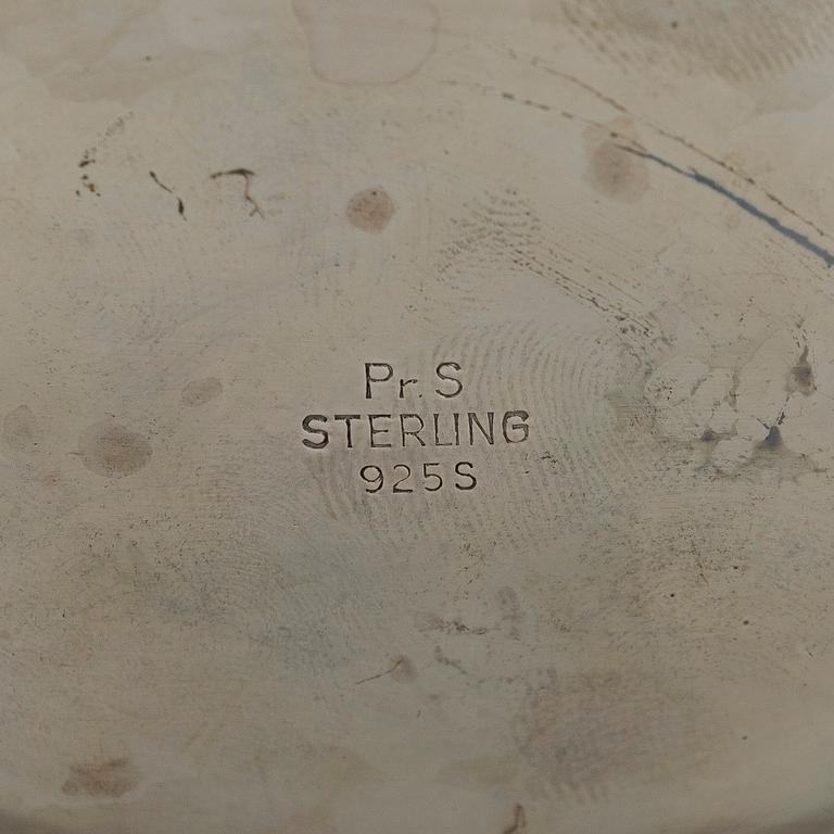 Preben Salomonsen, sockerskrin, sterlingsilver, Danmark 1900-talets senare hälft.