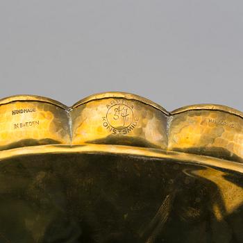 LARS HOLMSTRÖM, bricka, mässing, Arvika Konstsmide.